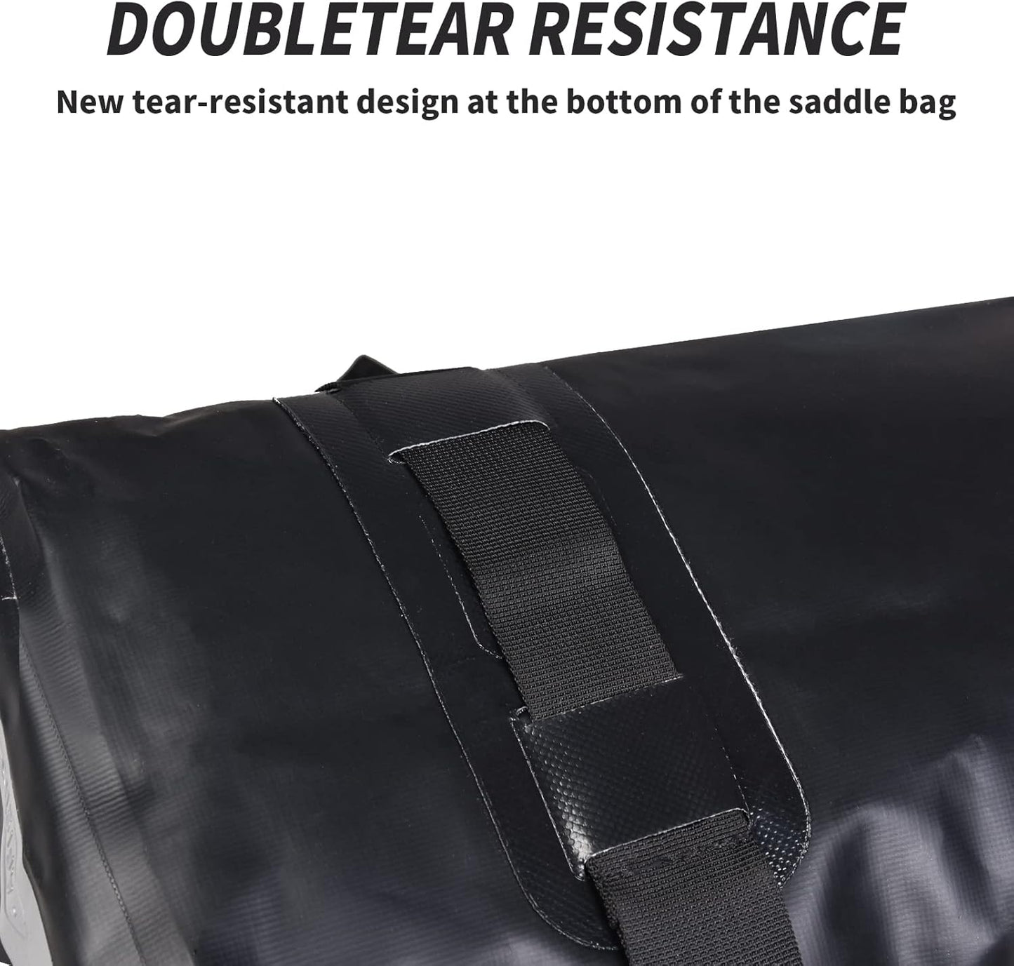 AFISHTOUR Waterproof Motorcycle Saddlebags - 30L Motorcycle Luggage Bags for Motorbike Travel - Motorcycle Panniers - Detachable Bag for Scooter, Honda, Suzuki, Yamaha (Black, 1 Pair)