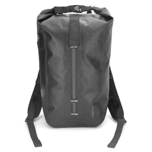 AFISHTOUR Waterproof Backpack for Men and Women - 25L Roll-Top Closure Dry Bag Backpack for Motorcycle, Kayaking, Rafting, Boating, Beach (Black)