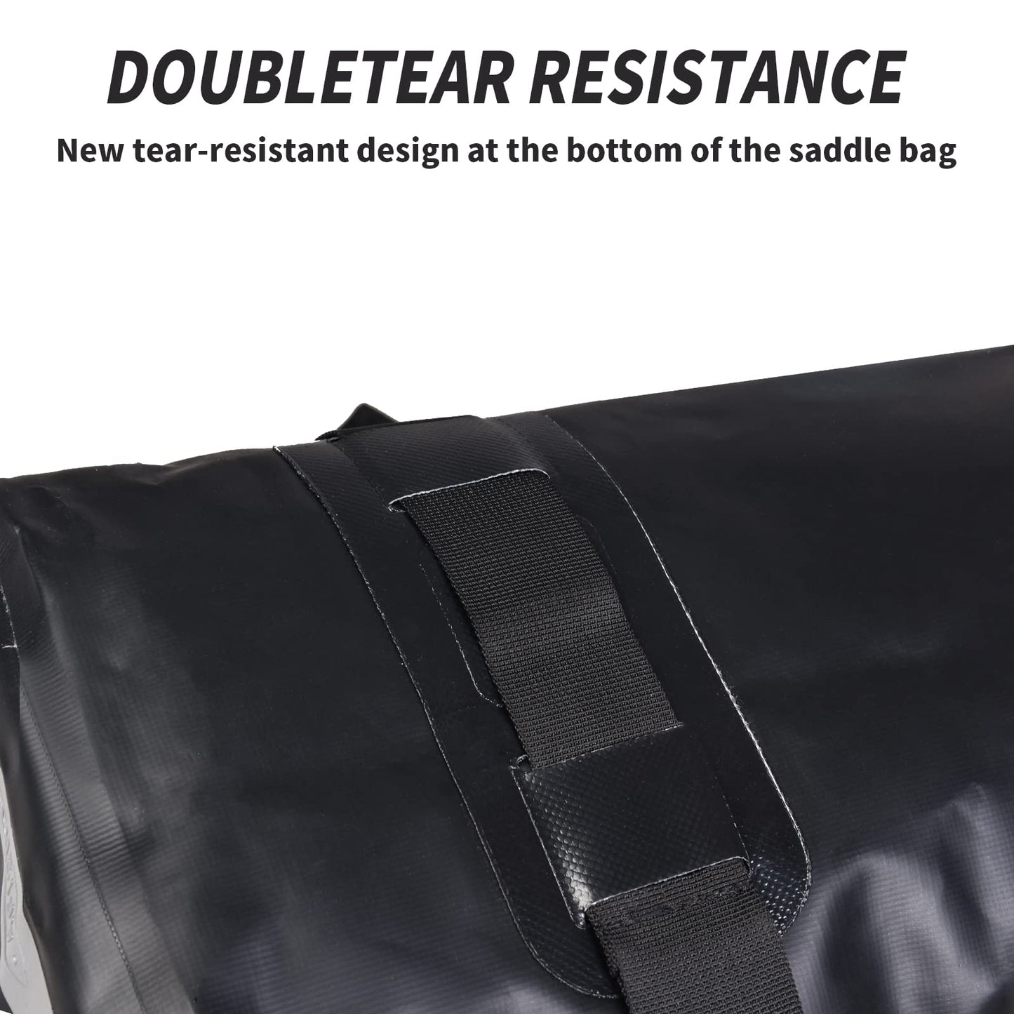 AFISHTOUR Waterproof Motorcycle Saddlebags - 50L Motorcycle Luggage Bags for Motorbike Travel - Motorcycle Panniers - Detachable Bag for Scooter, Honda, Suzuki, Yamaha (Grey, 2 Pack)